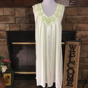 Lati Fashion Intimates Nightgown Sheer Light Green Women's Size XL